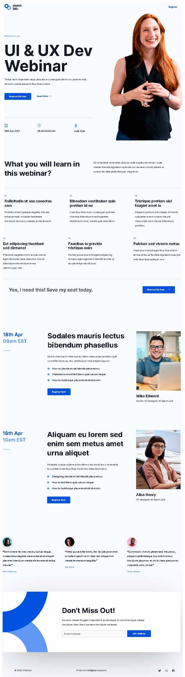 diseño pagina web blog
