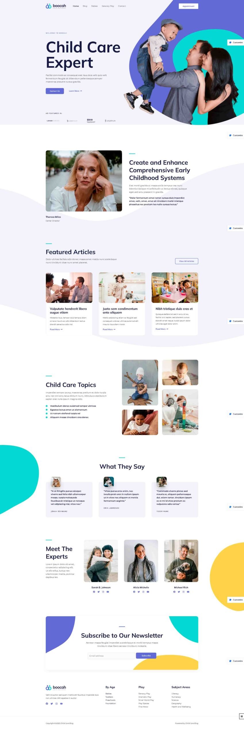 diseño pagina web blog