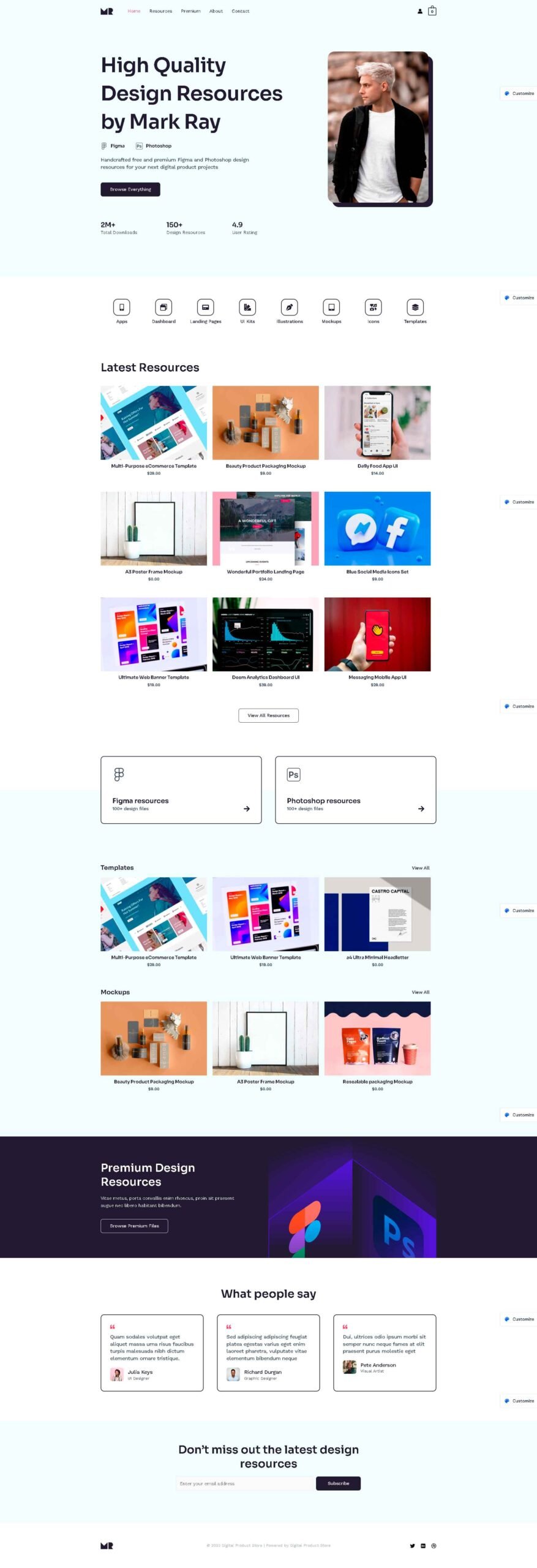 diseño pagina web ropa