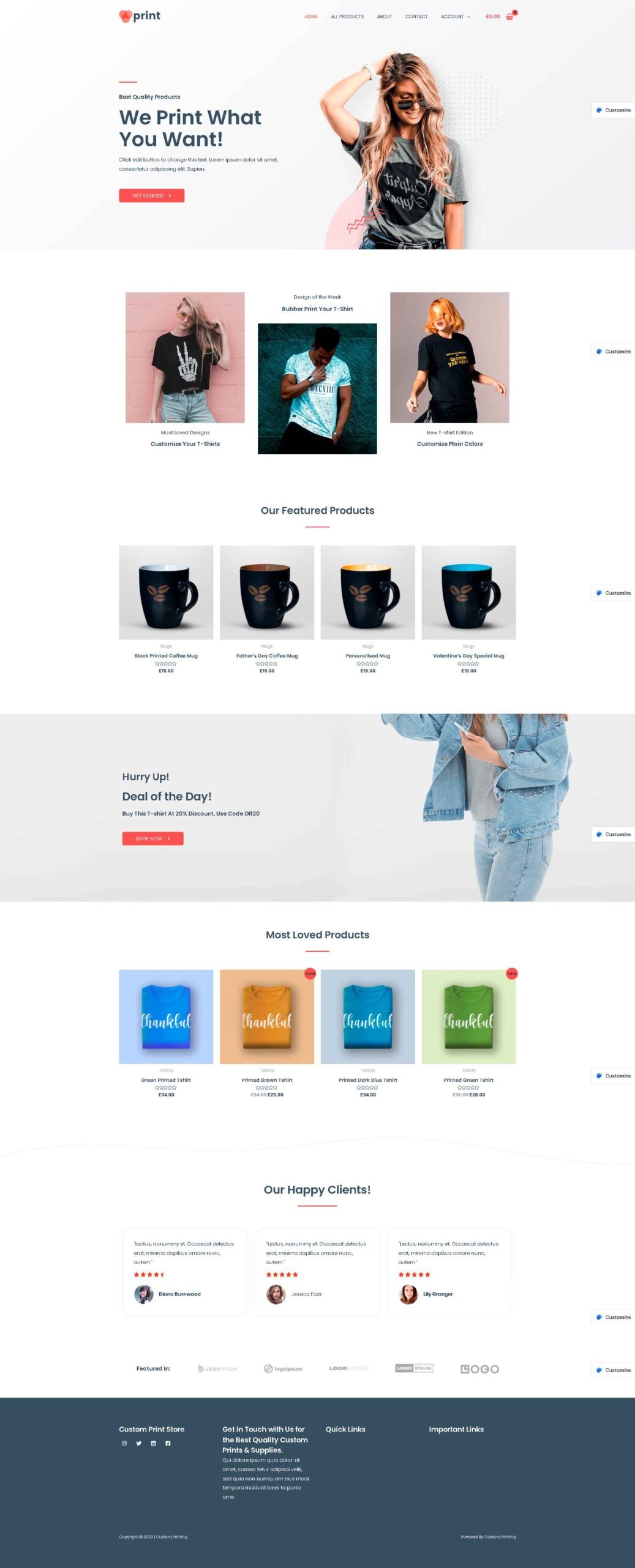 diseño pagina web ropa mujer